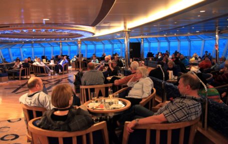 An Bord der MS Fram © Hurtigruten